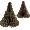 Online Sass and Belle Grey Honeycomb Tree Standing Decoration - Set of 2