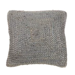 Outlet Sass and Belle Grey Jute Cushion Cover