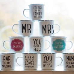 Best Sass and Belle Happy Camper Enamel Mug