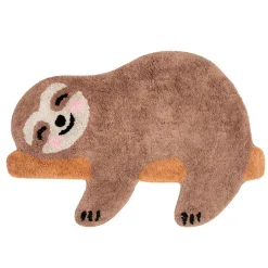 Clearance Sass and Belle Happy Sloth Chill Zone Brown Rug