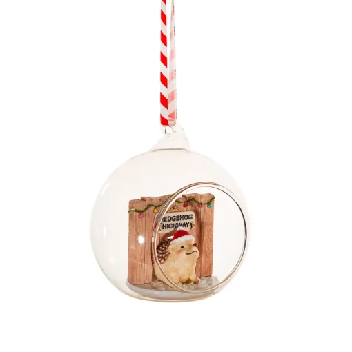 Best Sass and Belle Hedgehog Highway Dome Bauble