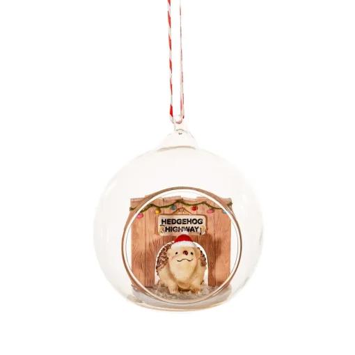 Best Sass and Belle Hedgehog Highway Dome Bauble