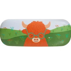 Sass and Belle Highland Cow Glasses Case