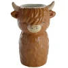 Sale Sass and Belle Highland Cow Shaped Vase