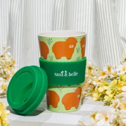 Discount Sass and Belle Highland Cow Travel Coffee Cup