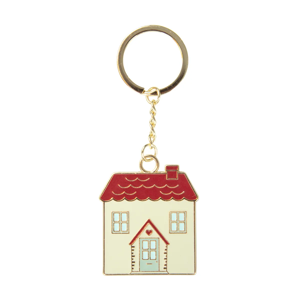 Sass and Belle House Enamel Keyring