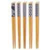 Best Sass and Belle Japandi Bamboo Blue Chopsticks - Set of 5