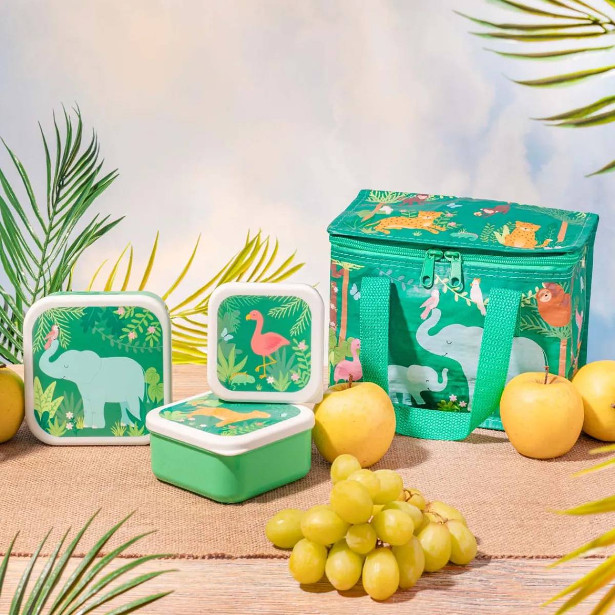 Hot Sass and Belle Jungle Friends Lunch Bag