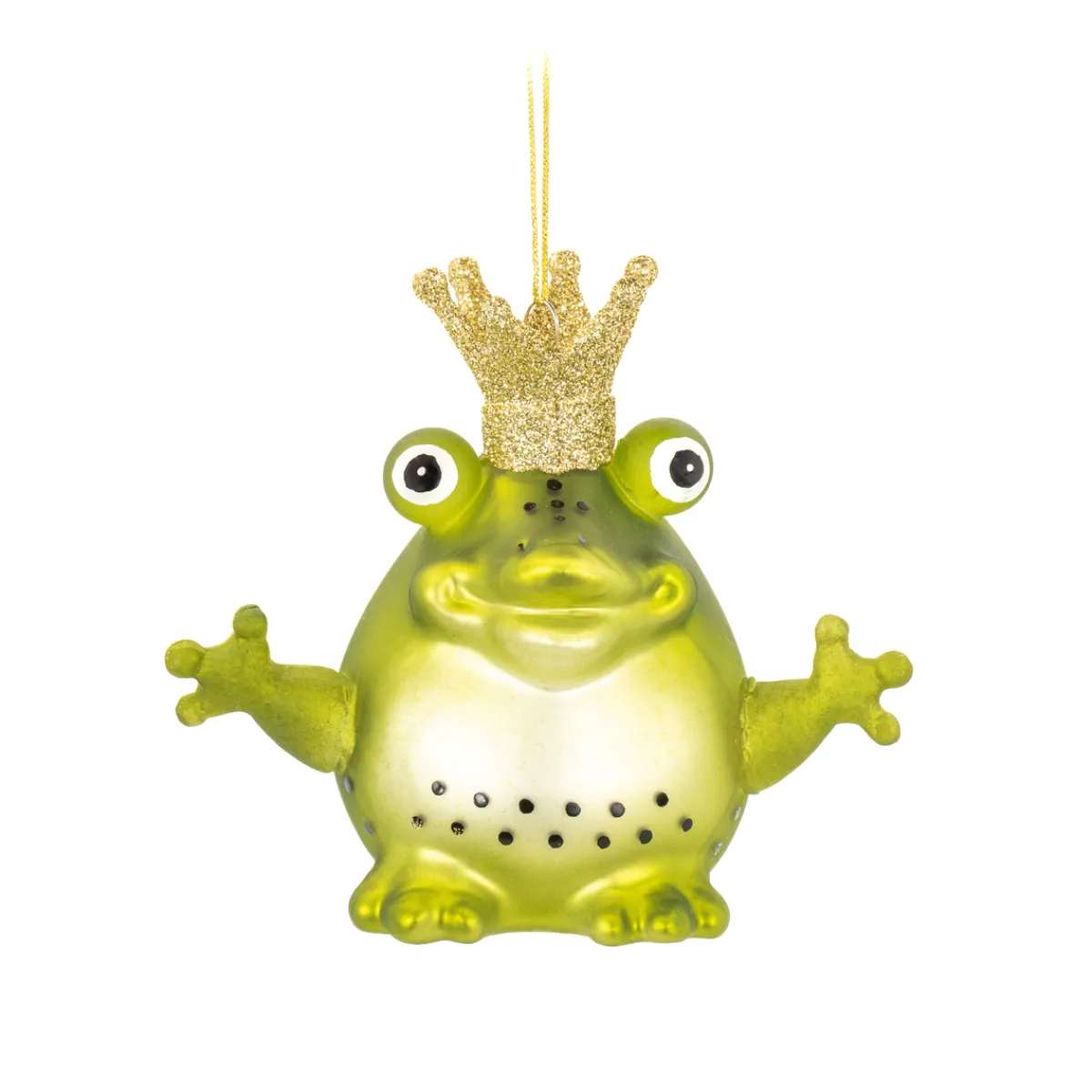 Online Sass and Belle King Frog Shaped Bauble
