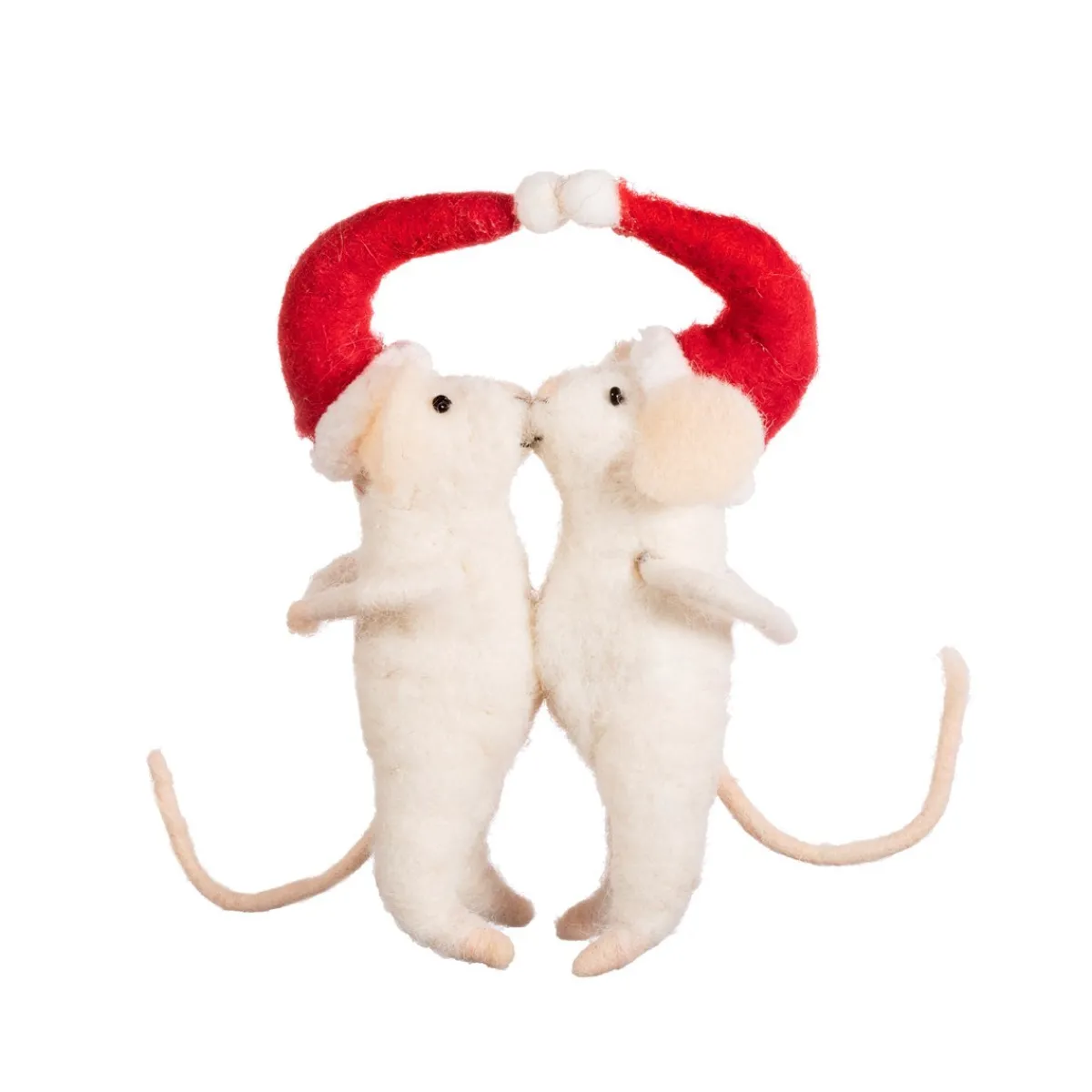 Outlet Sass and Belle Kissing Mice Felt Decoration