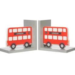 Hot Sass and Belle London Bus Red Bookends