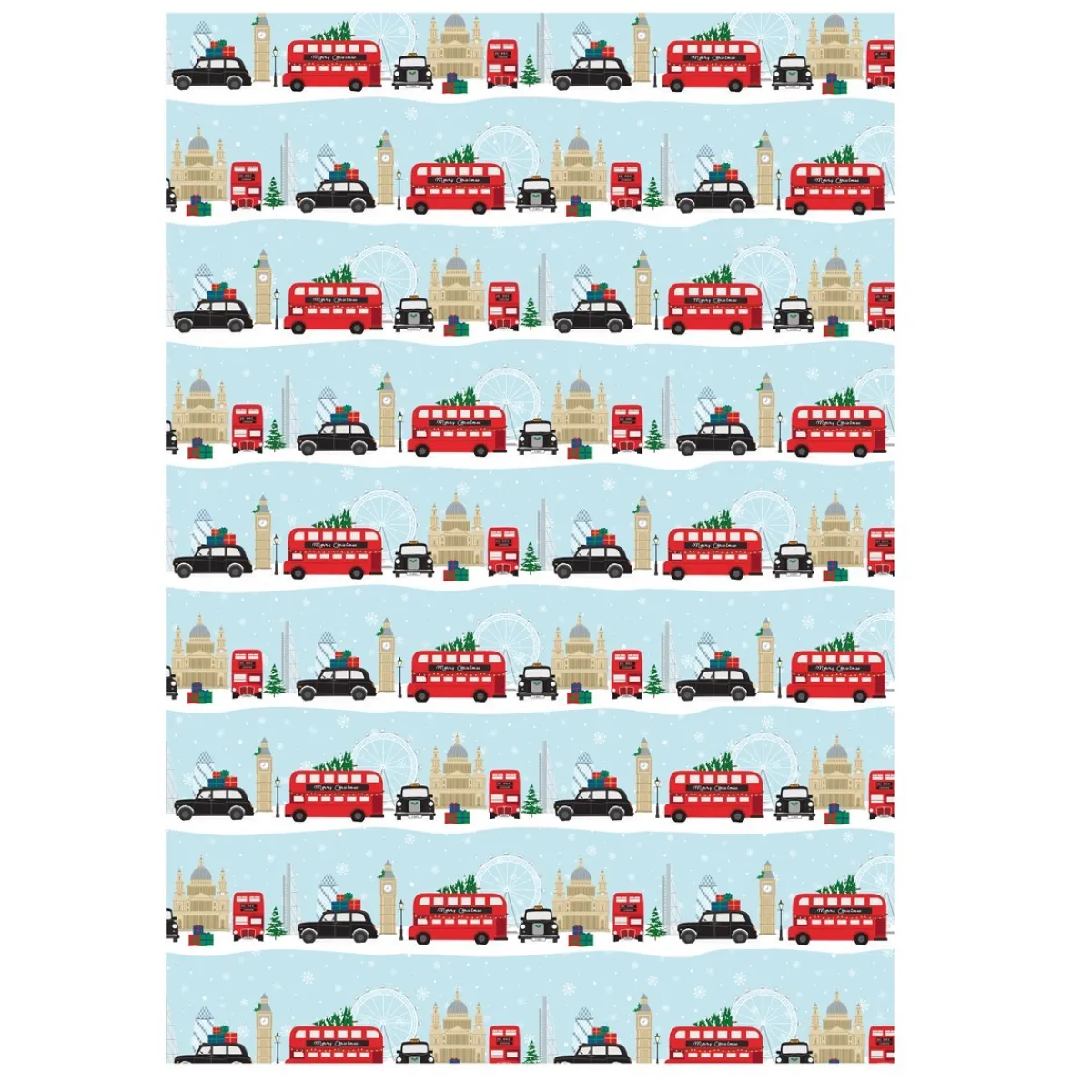 Sass and Belle London Scene Gift Wrap