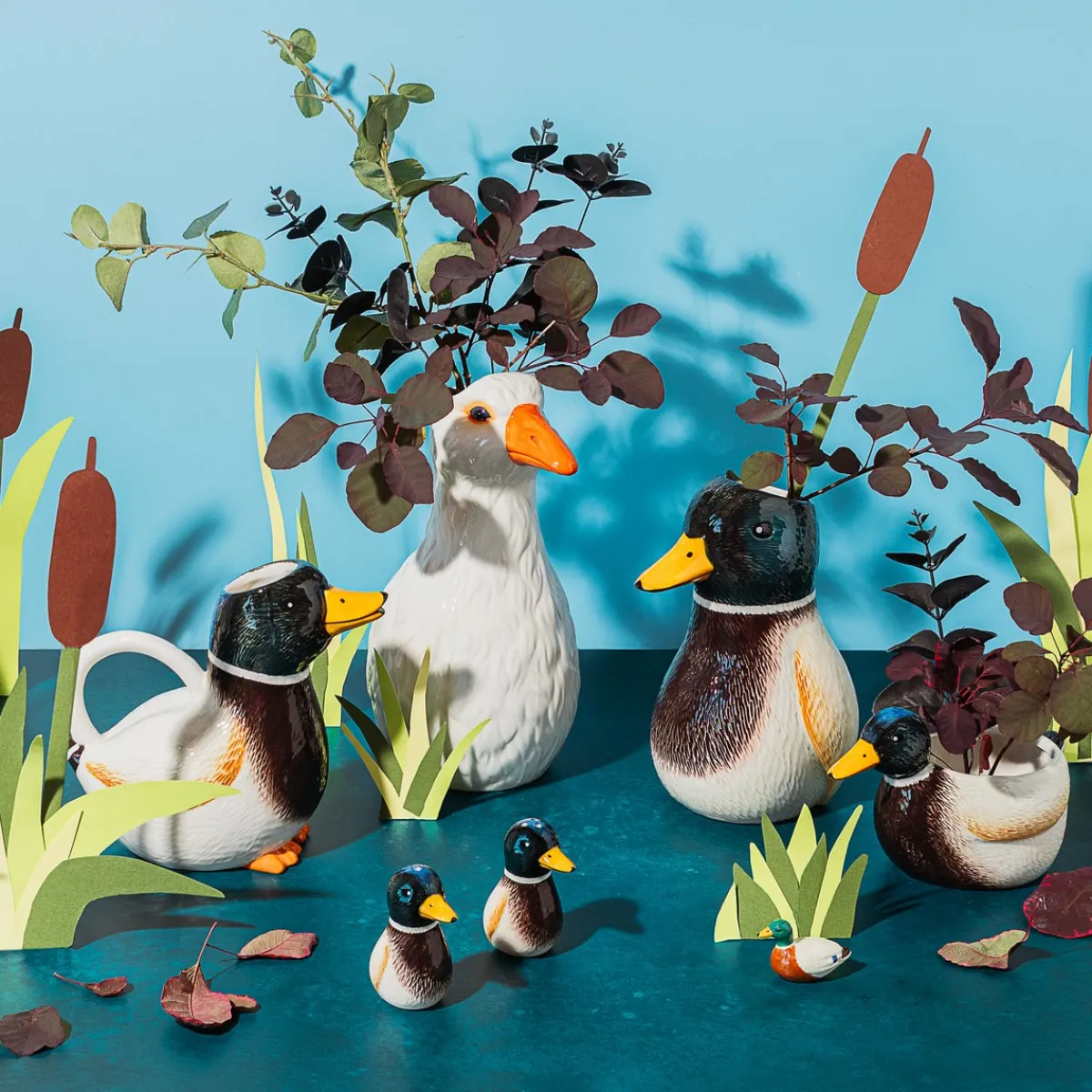 Sale Sass and Belle Mallard Duck Salt & Pepper Shakers