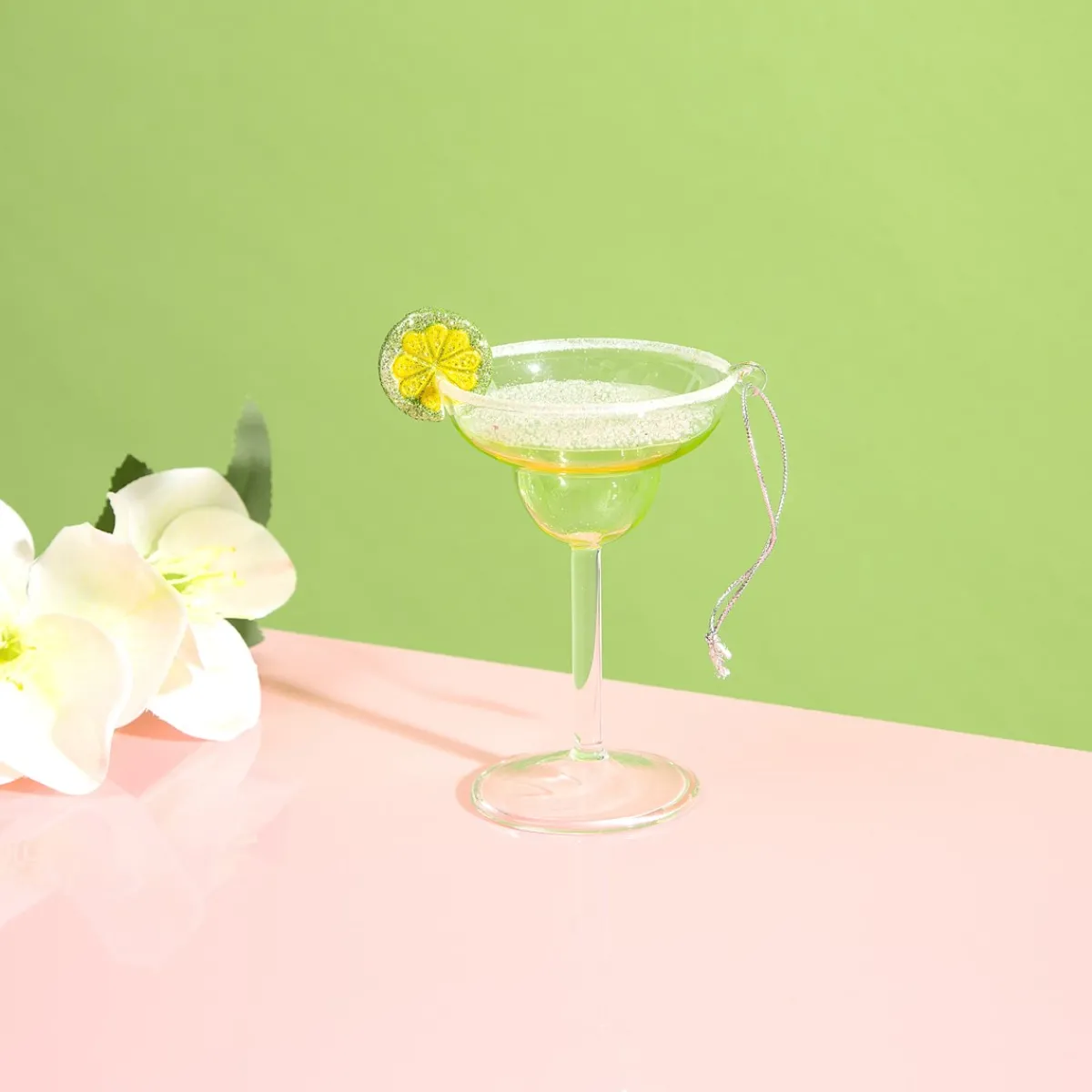New Sass and Belle Margarita Cocktail Shaped Bauble