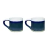 Clearance Sass and Belle Marlowe Blue Espresso Mugs - Set of 2