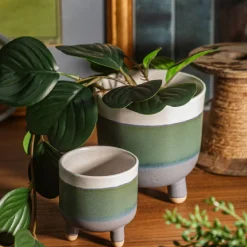Outlet Sass and Belle Marlowe Leggy Planter Blue Small