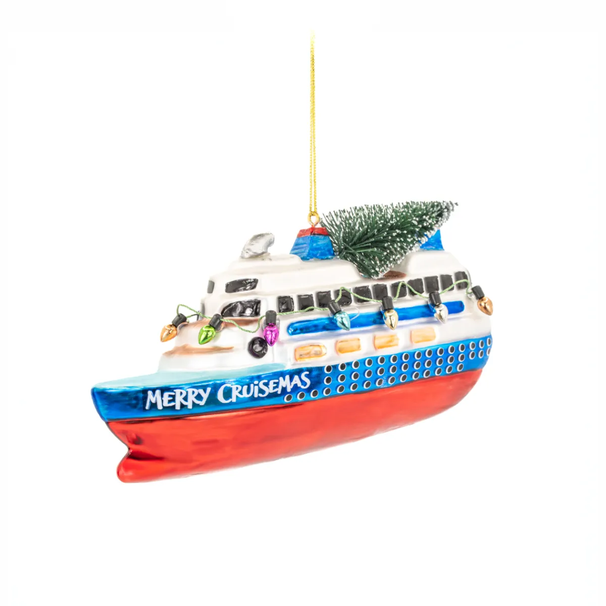 Best Sass and Belle Merry Cruisemas Cruise Ship Shaped Bauble