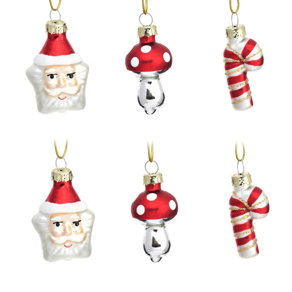 Discount Sass and Belle Mini Scandi Shaped Decorations - Set of 6