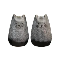 Hot Sass and Belle Mojave Cat Salt & Pepper Shakers