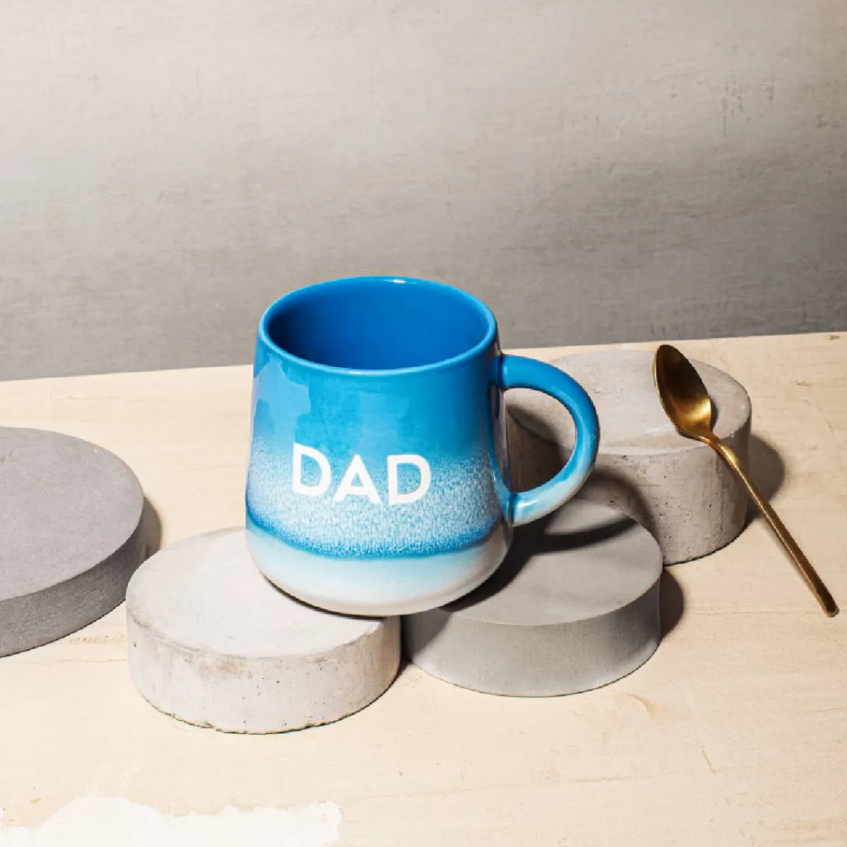 Outlet Sass and Belle Mojave Dad Mug Blue