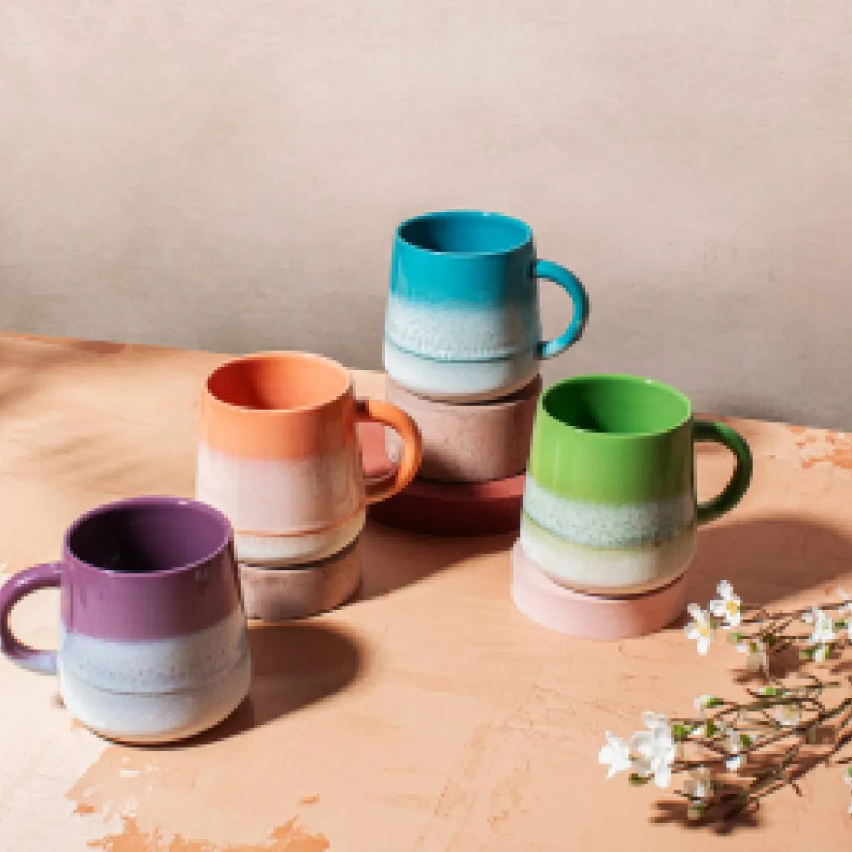 Sass and Belle Mojave Glaze Aubergine Mug