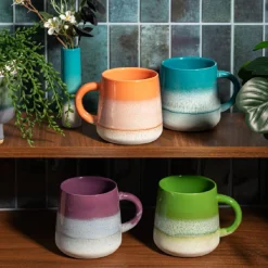 Sass and Belle Mojave Glaze Grass Green Mug