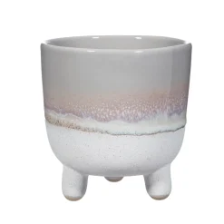 Outlet Sass and Belle Mojave Glaze Grey Large Planter on Legs