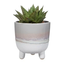 Outlet Sass and Belle Mojave Glaze Grey Large Planter on Legs