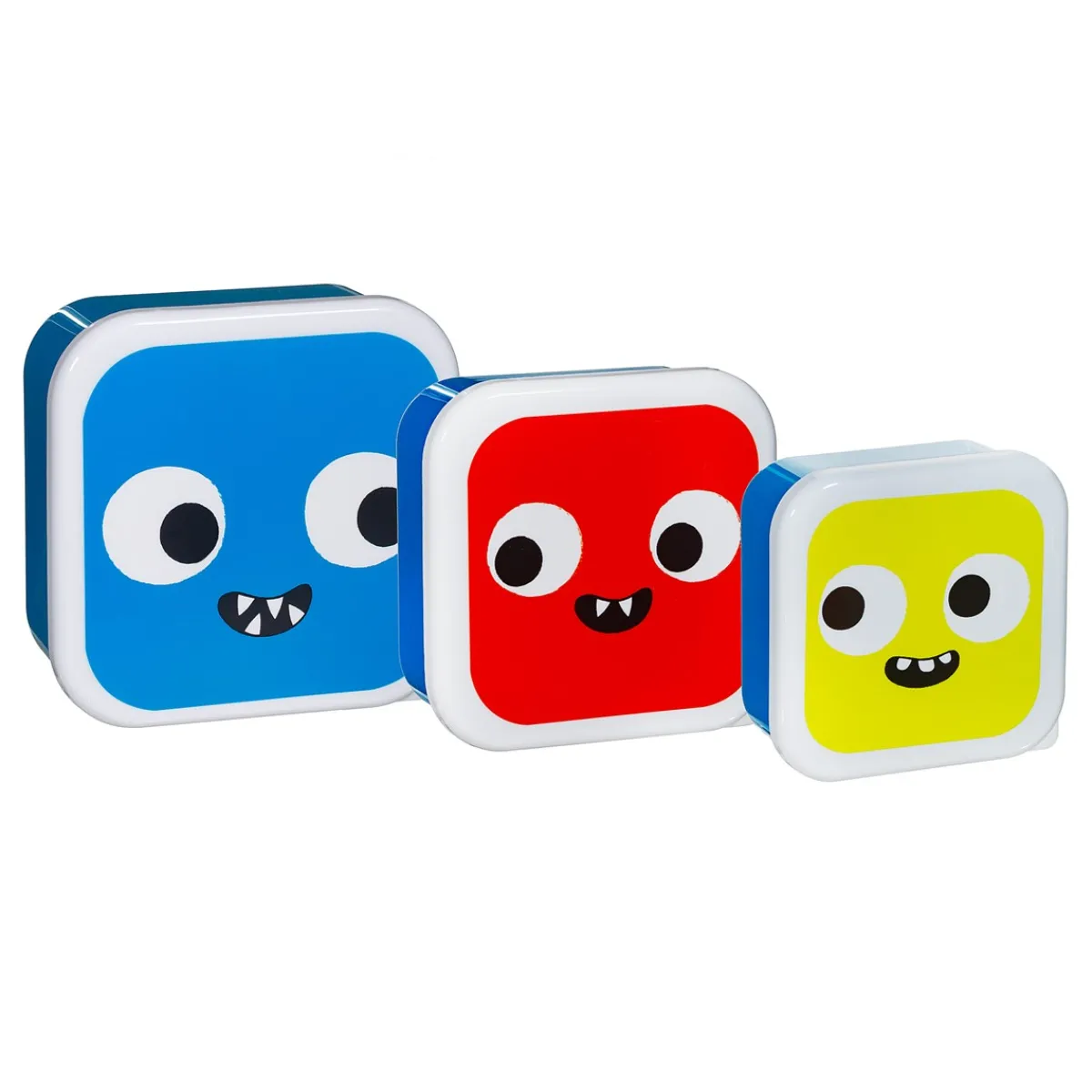 Clearance Sass and Belle Monster Lunch Boxes - Set of 3