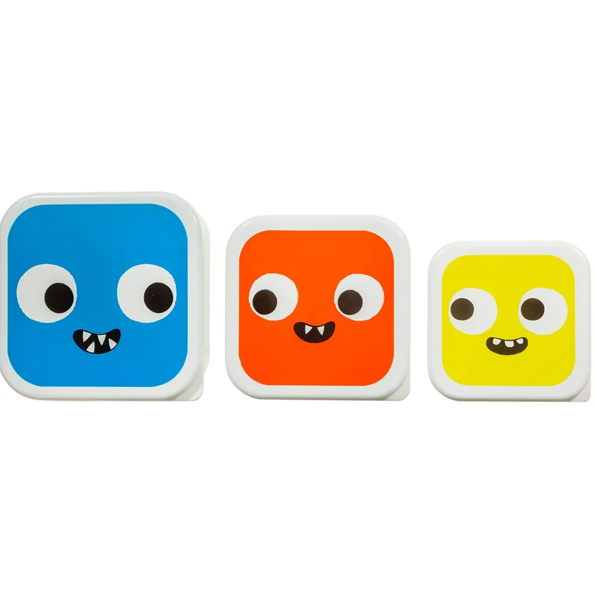 Clearance Sass and Belle Monster Lunch Boxes - Set of 3