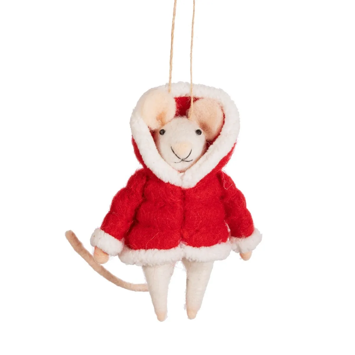 Outlet Sass and Belle Mouse in Puffer Jacket Felt Decoration