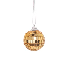 Clearance Sass and Belle Multicoloured Mirror Ball Bauble - Set of 6