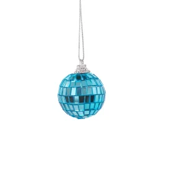 Clearance Sass and Belle Multicoloured Mirror Ball Bauble - Set of 6