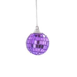 Clearance Sass and Belle Multicoloured Mirror Ball Bauble - Set of 6