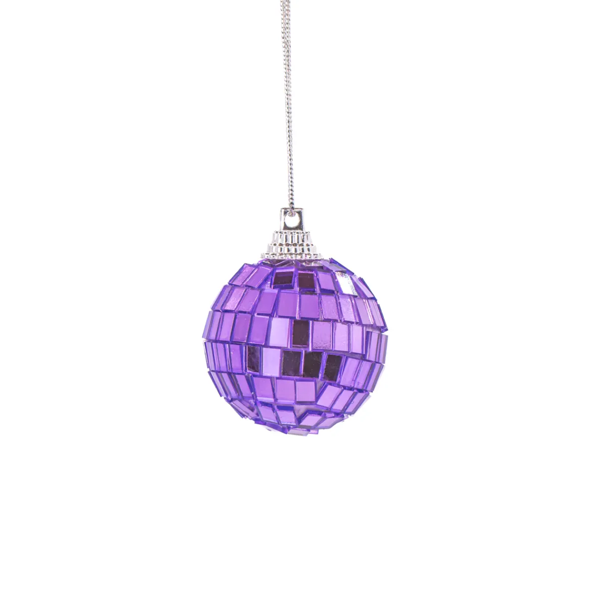 Clearance Sass and Belle Multicoloured Mirror Ball Bauble - Set of 6