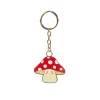 Sass and Belle Mushroom Enamel Keyring