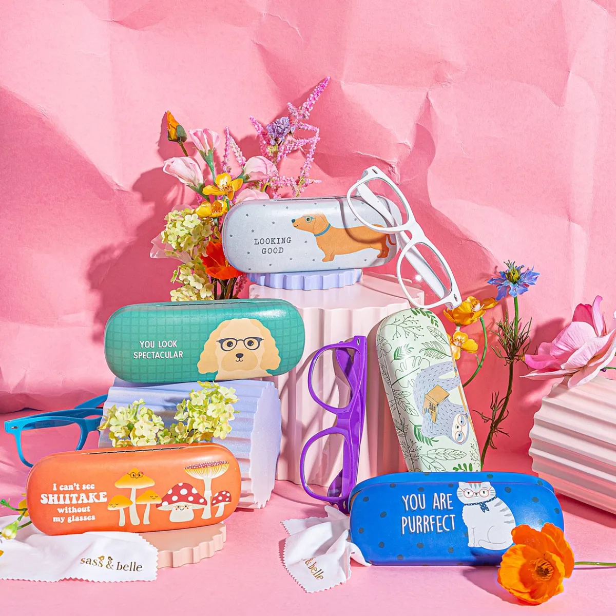 Clearance Sass and Belle Mushroom Glasses Case