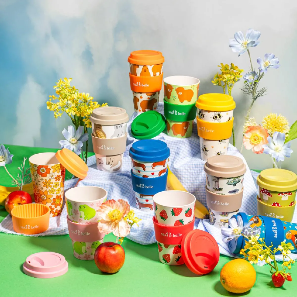 Discount Sass and Belle Mushroom Travel Coffee Cup