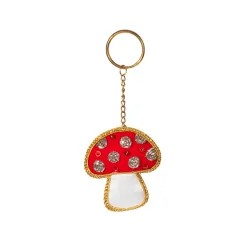 Sale Sass and Belle Mushroom Zari Keyring