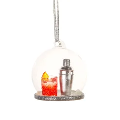 Online Sass and Belle Negroni Cocktail Dome Bauble