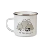 Outlet Sass and Belle On The Road Enamel White Mug