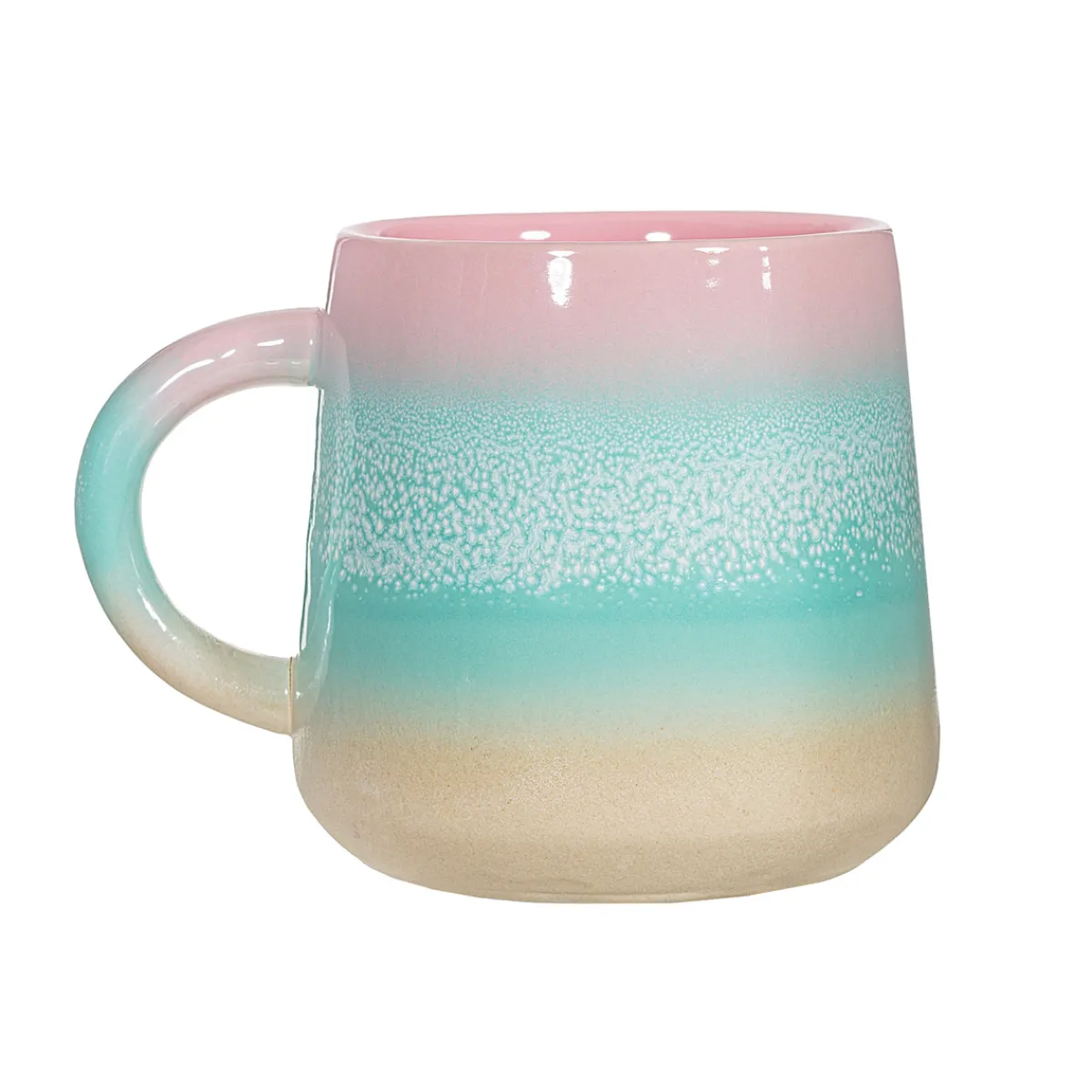 Clearance Sass and Belle Pastel Ombre Mug Pink & Green