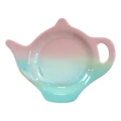 Online Sass and Belle Pastel Ombre Tea Bag Dish Pink & Green