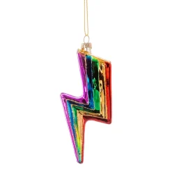 New Sass and Belle Rainbow Lightning Bolt Shaped Bauble