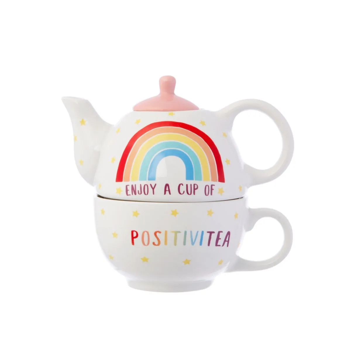Discount Sass and Belle Rainbow Positivitea Tea For One