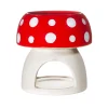 Hot Sass and Belle Red Mushroom Oil Burner