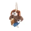 Sass and Belle Relaxing Dog Felt Decoration