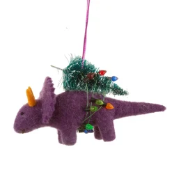 Online Sass and Belle Roarsome Dinosaur Christmas Tree Hanging Felt Decoration