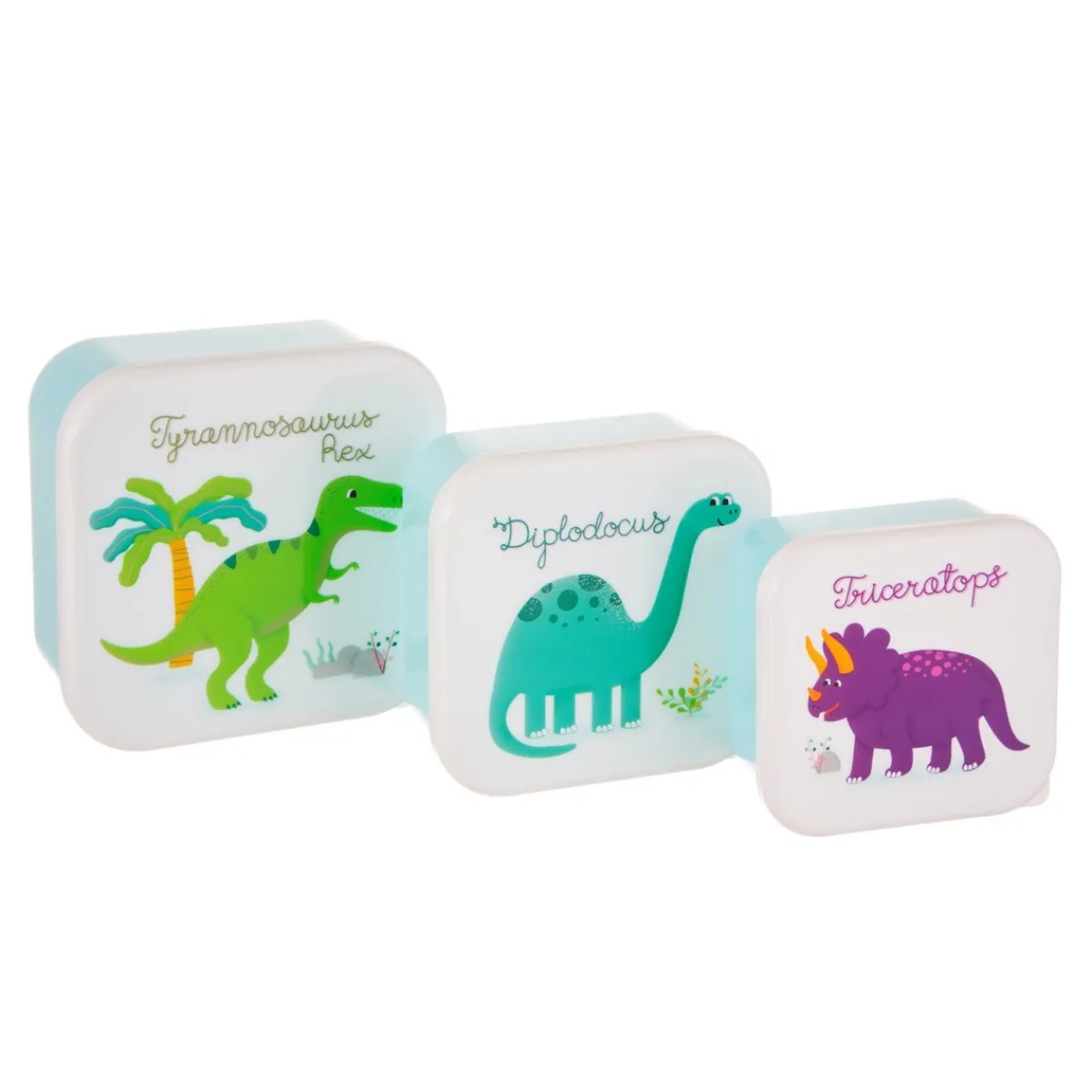 Best Sass and Belle Roarsome Dinosaurs Lunch Boxes - Set of 3
