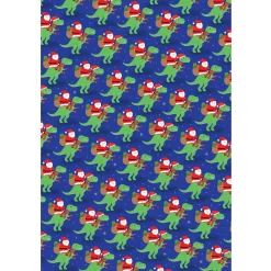 Best Sass and Belle Santa on Dino Gift Wrap